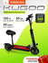 Электросамокат Kugoo Kirin M4, 500W, 45 км/ч, 30 км запас хода, С...
