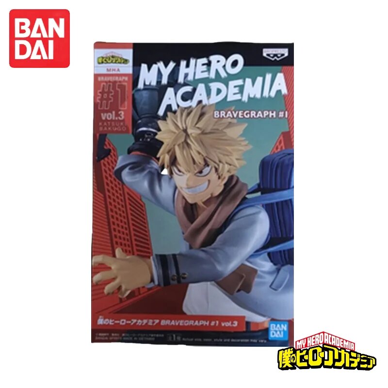 В наличии My Hero Academia Bakugou Katsuki Bandai Banpresto, оригинальная модель куклы, новая фигурка в штучной упаковке, Bakugou Katsuki, Унисекс