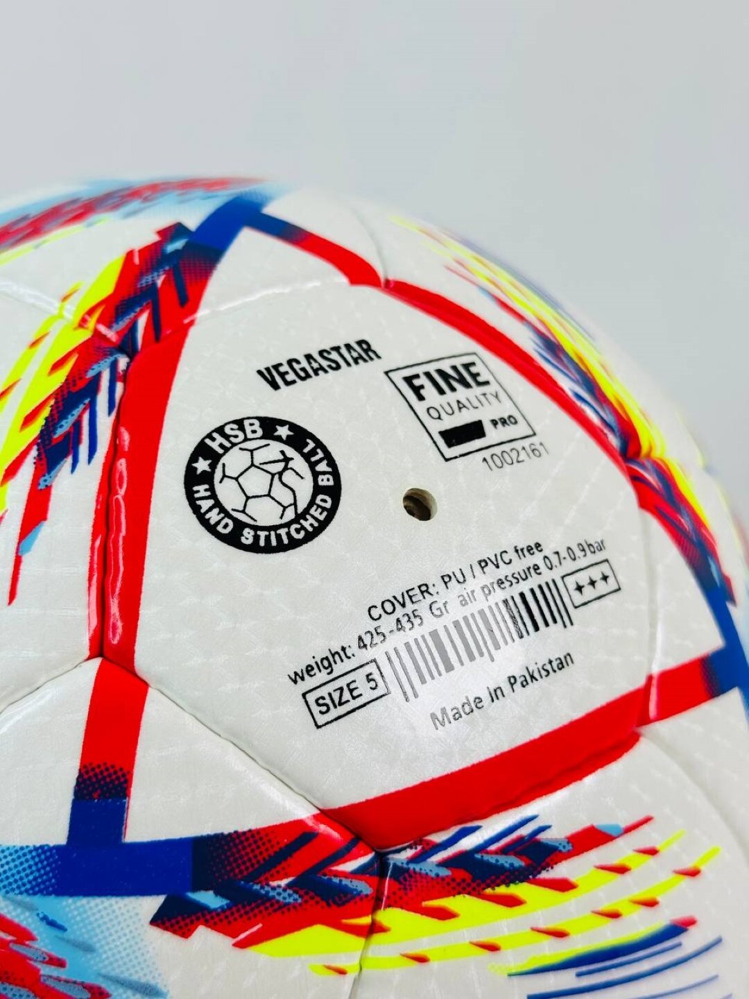 Футбольный мяч VEGASTAR, Adidas Style, 5 размер, для профессиональной игры — фото 1