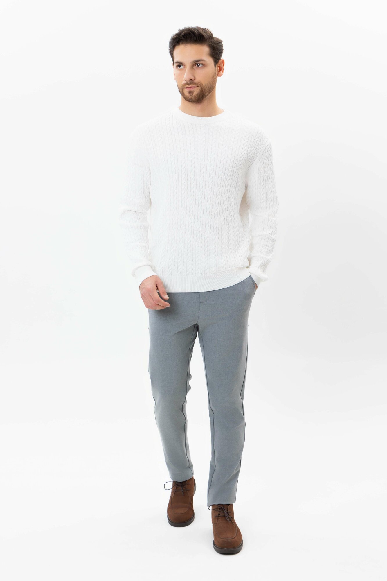 Джемпер TERRA PRO, размер XL, white — фото 1