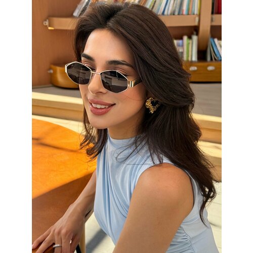 Солнцезащитные очки YuliyaMoon, черный