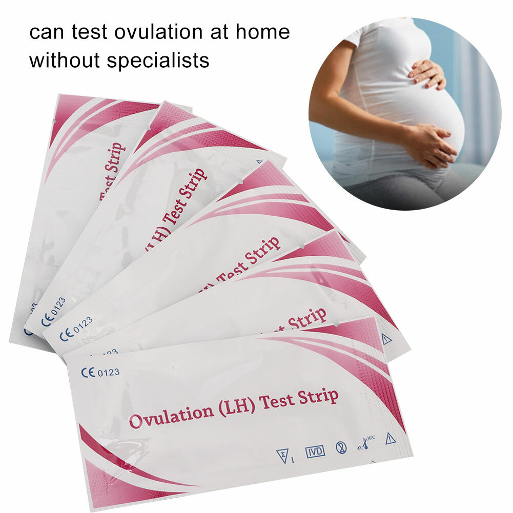 Тесты На Овуляцию 20pcs Ovulation Test Strip Home Accuracy Urine LH Detection Indicator