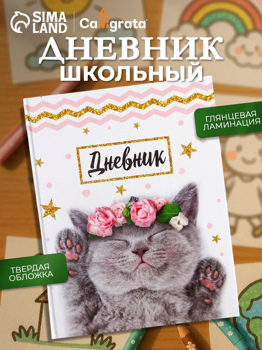 Дневник школьный для 1-11 классов Calligrata 
