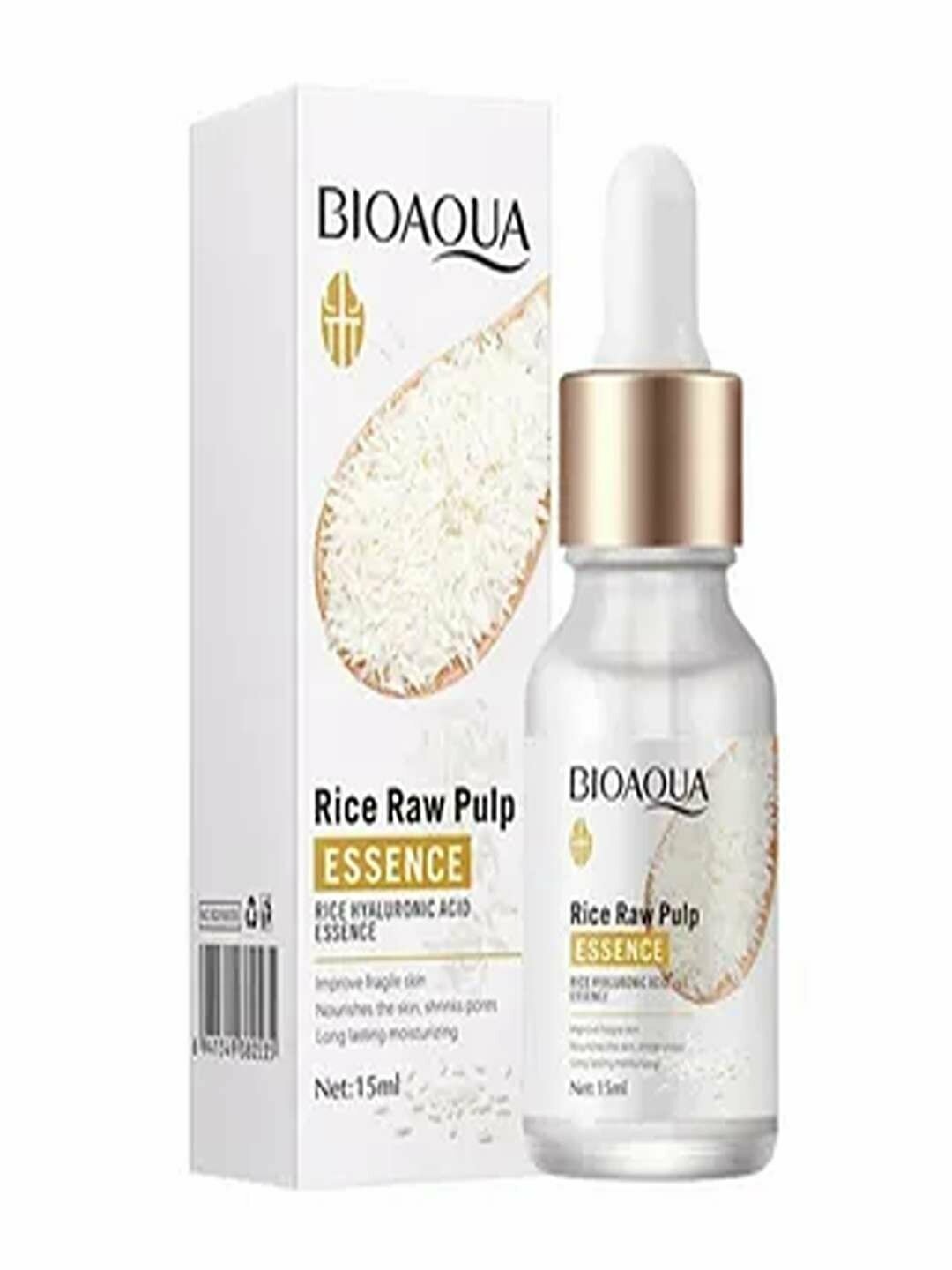 Сыворотка-эссенция для лица Bioaqua "Rice Raw Pulp", с белым рисом, 15мл