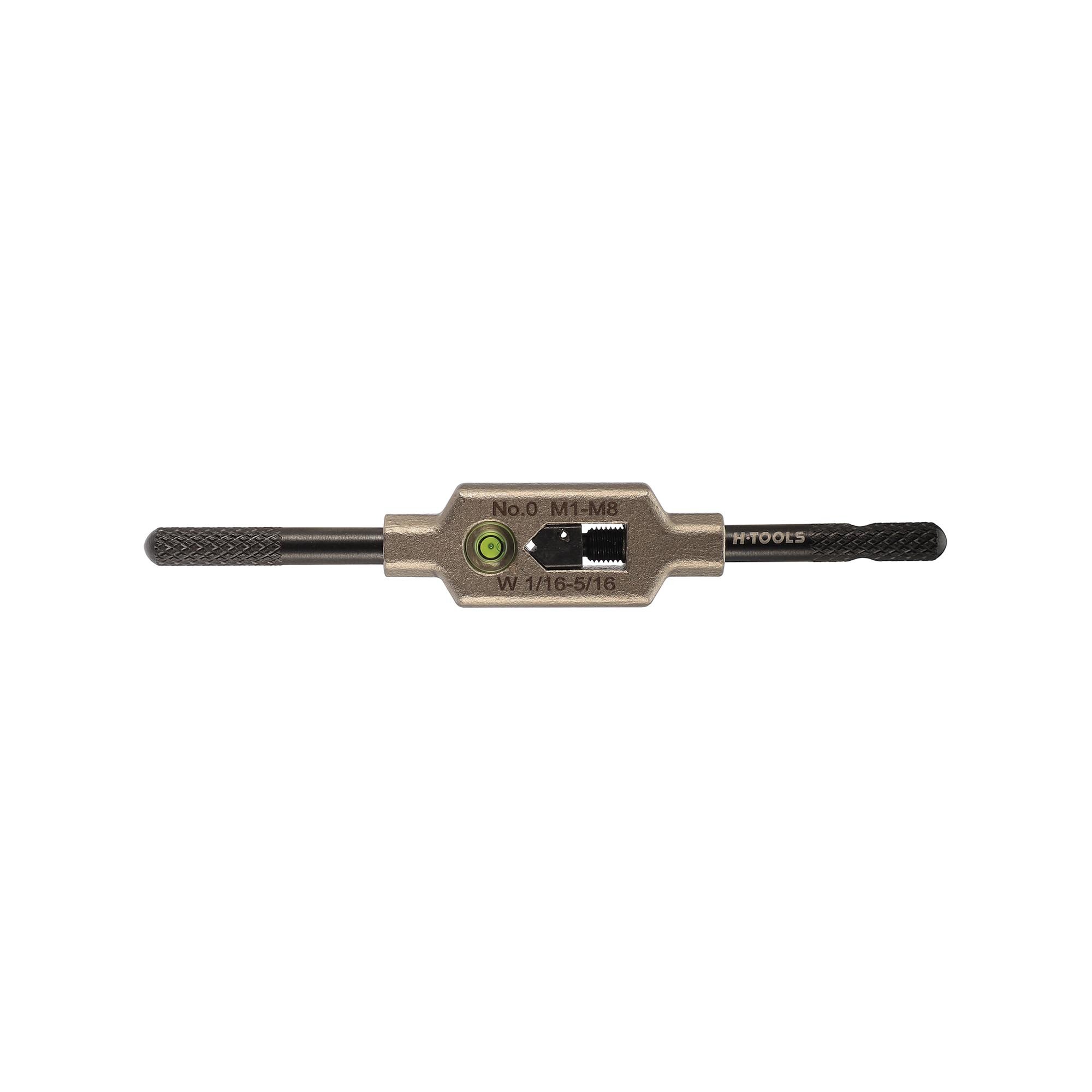 Метчикодержатель с уровнем H-Tools M1-M8 125мм DIN1814 INOX 08802020 — фото 1