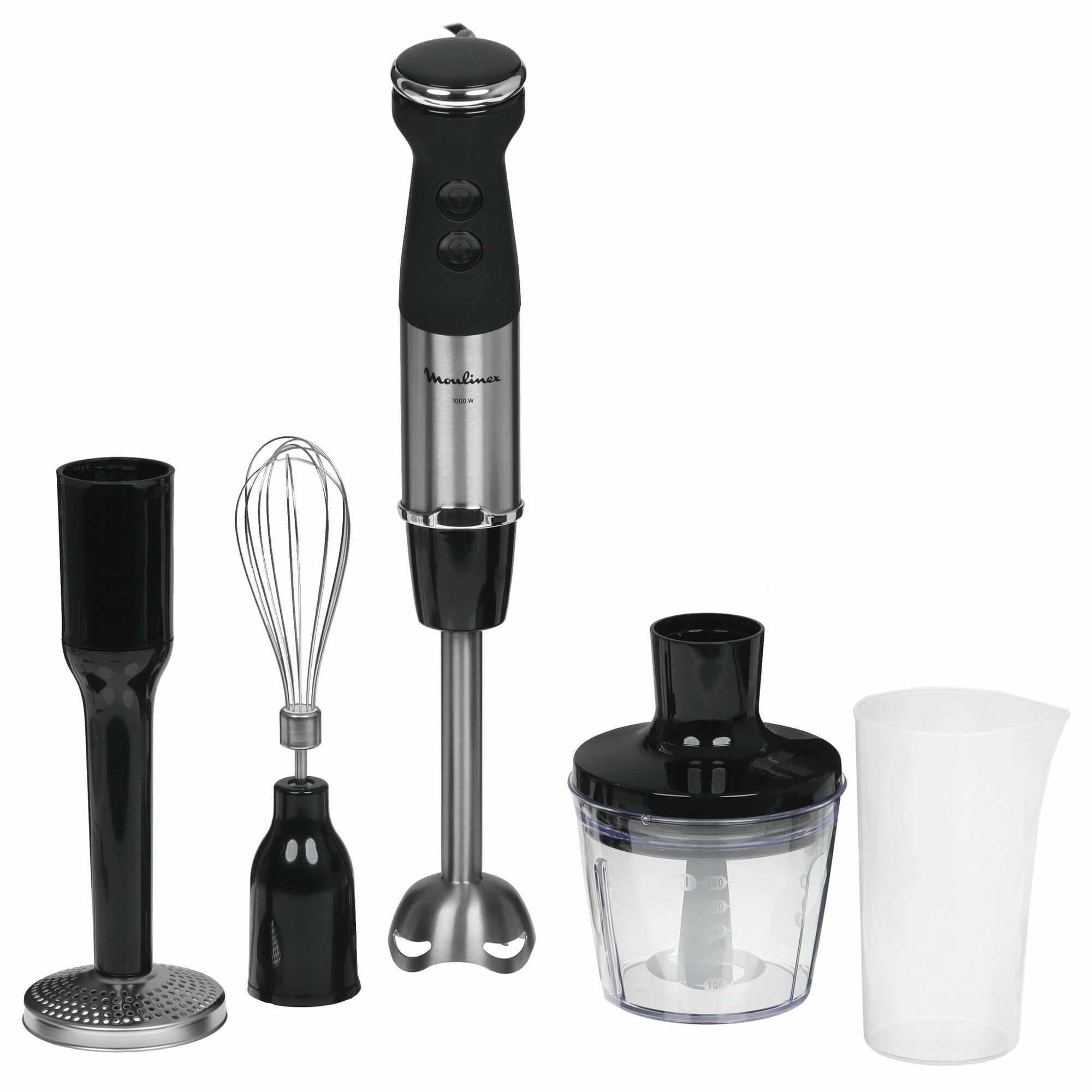 Блендер погружной Moulinex Quickchef+ DD674810, черный