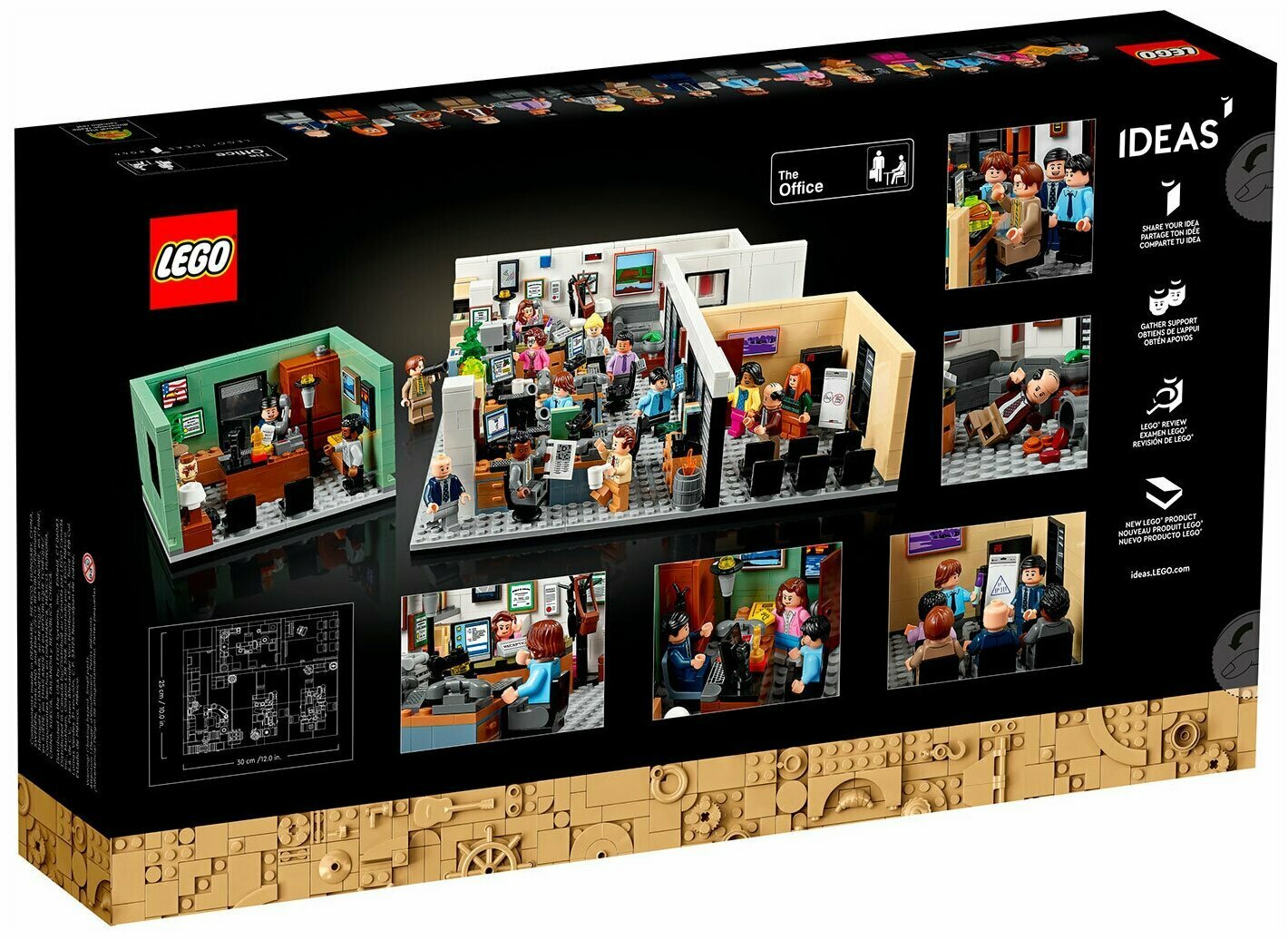 Конструктор LEGO Ideas 21336 The Office Сериал Офис, 1194 дет, 15 минифигурок — фото 1