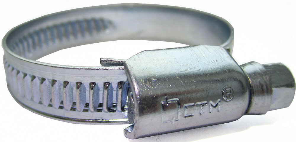 Хомут стальной винтовой 2-1/2" (40-64 мм) 9 мм CTM