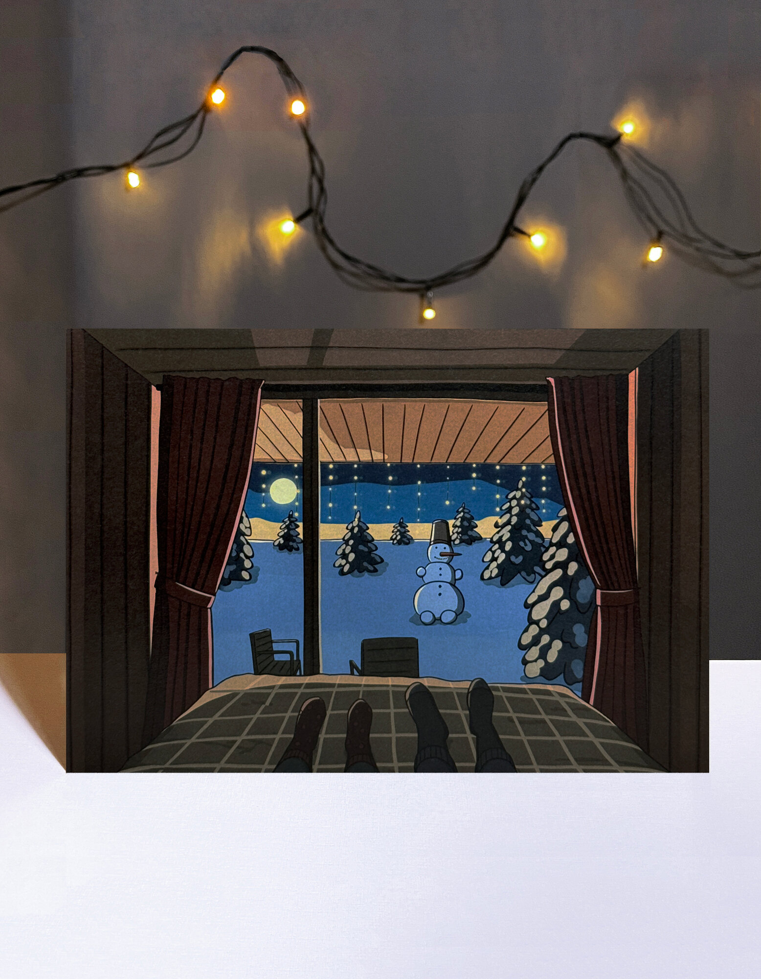 Авторская открытка Vikiavelly 