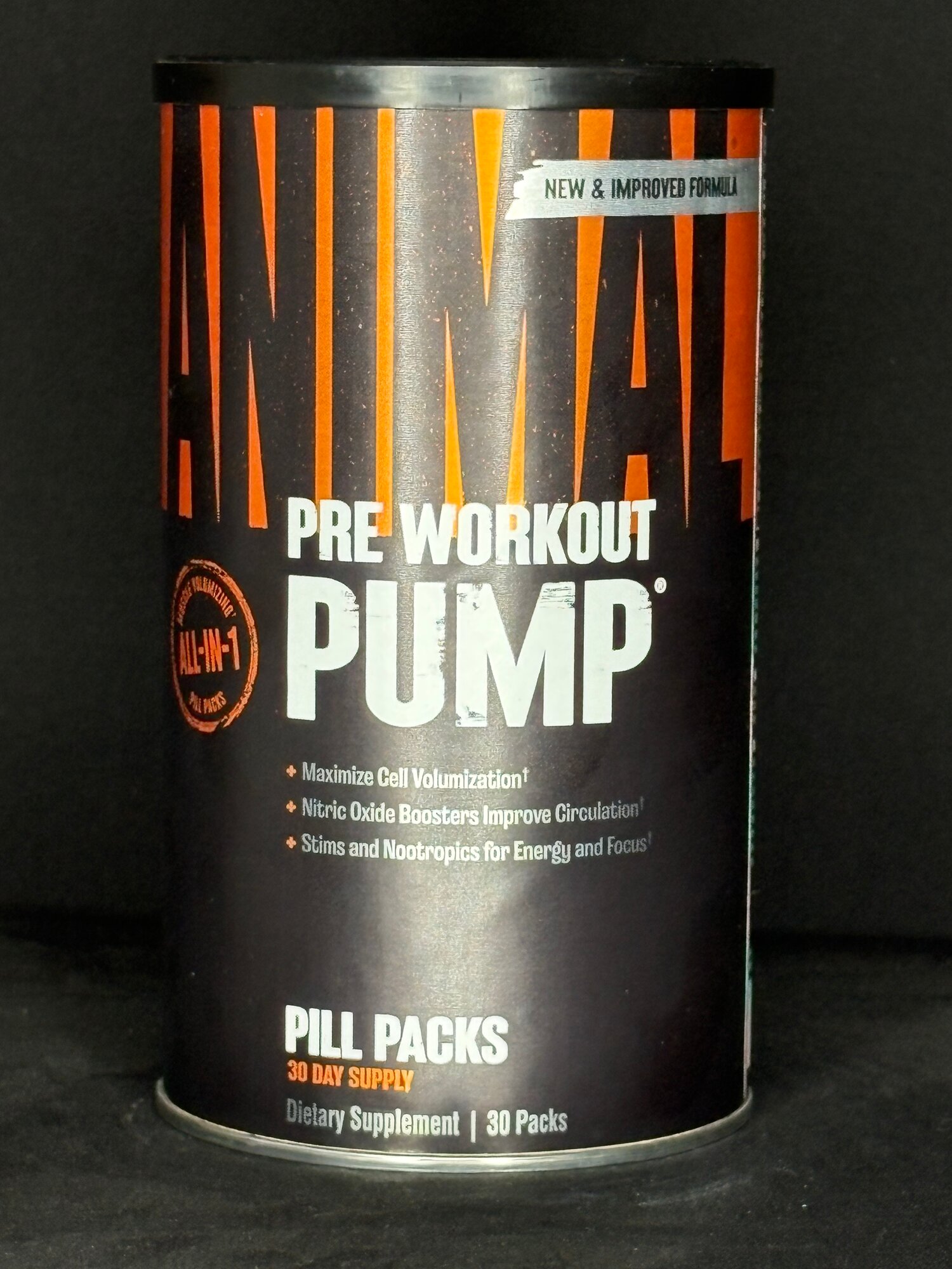 Предтренировочный комплекс Animal Pump, 30 капсул, без вкуса