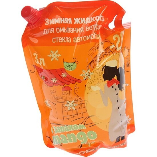 Жидкость для стеклоомывателя зимняя Химсинтез восход -20С манго 3 л 69235976