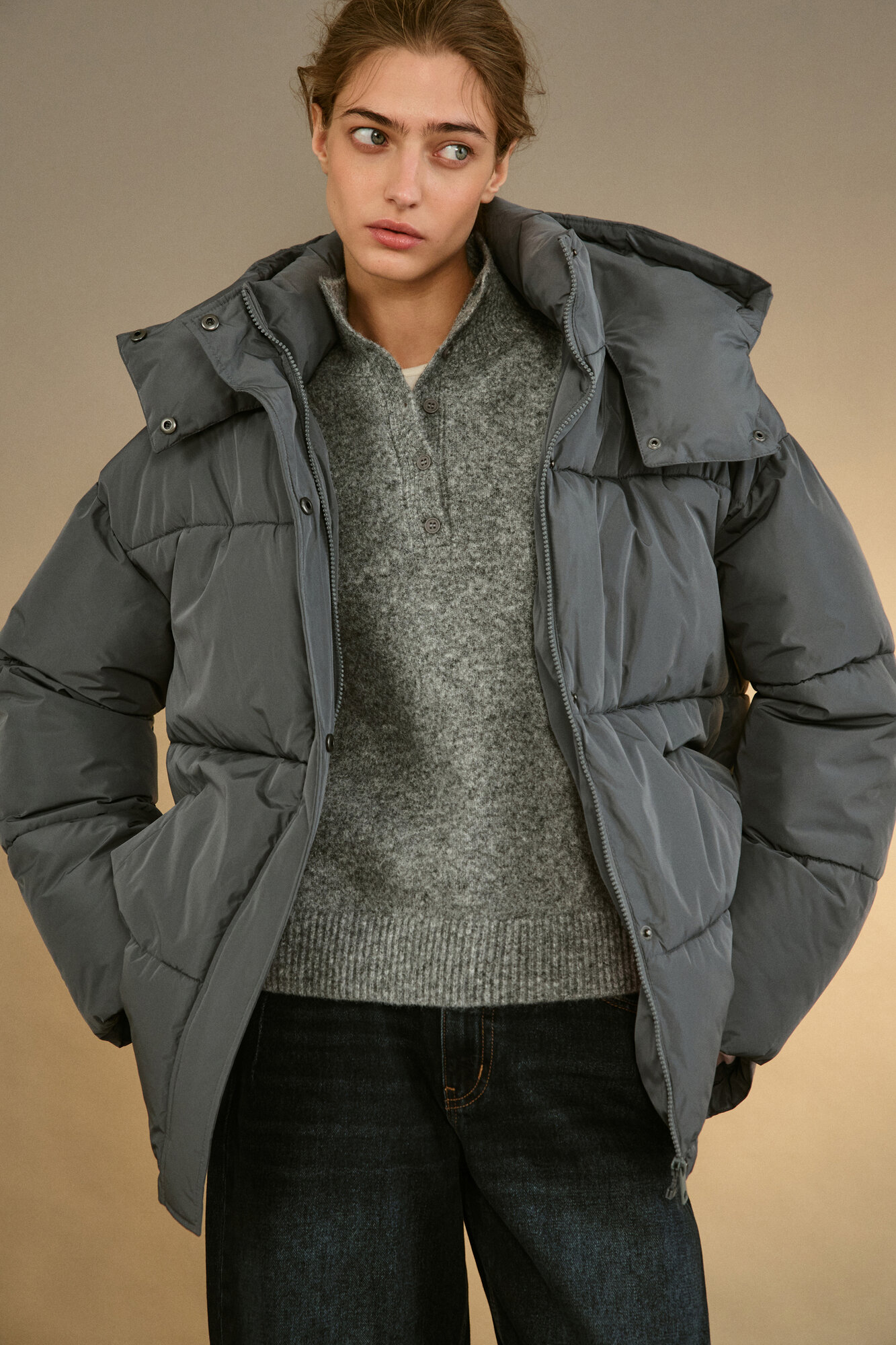 Куртка Befree Woman Mix&Match размер M темно-серый