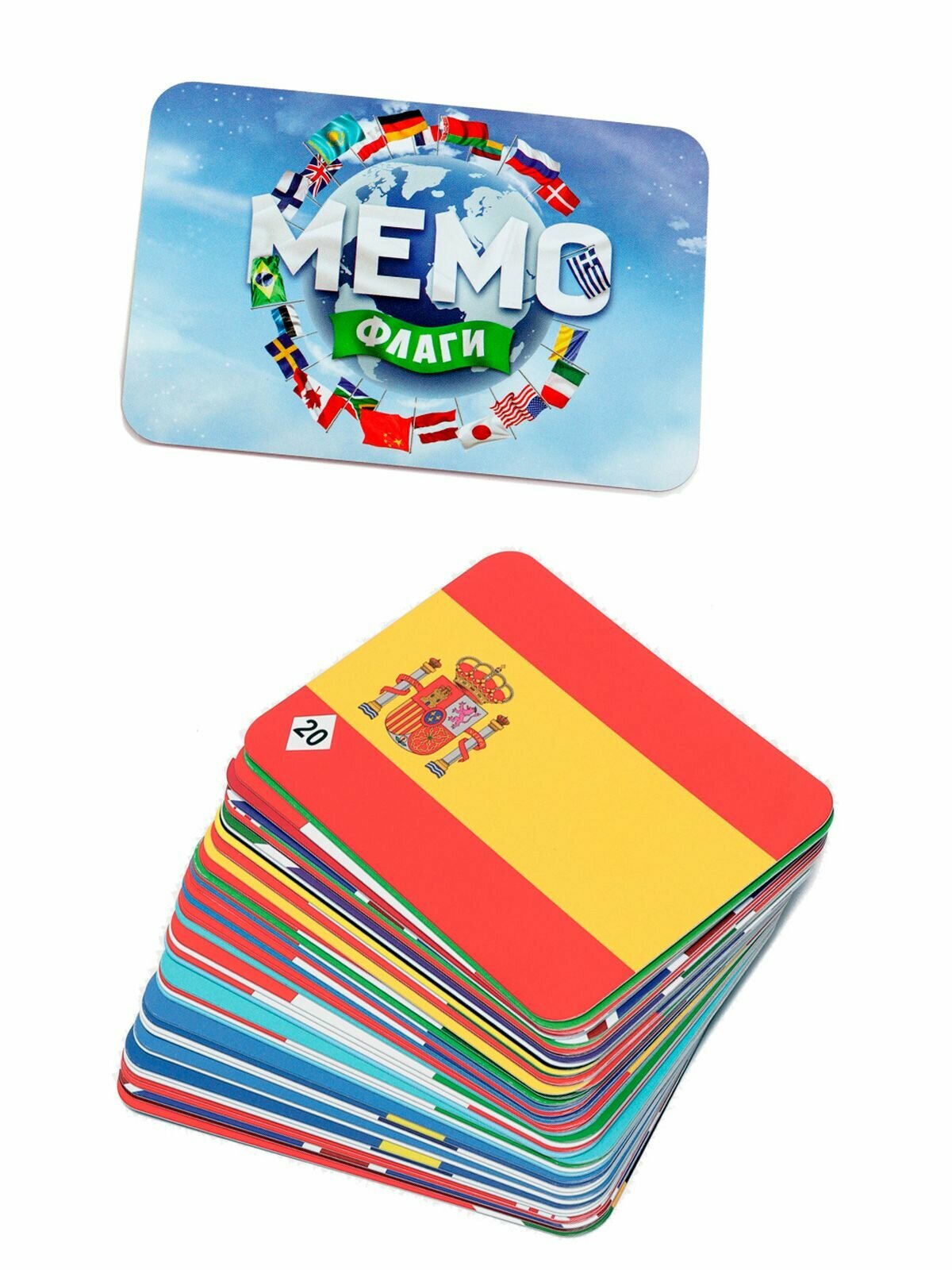 Мемо "Флаги" 50 карточек — фото 1