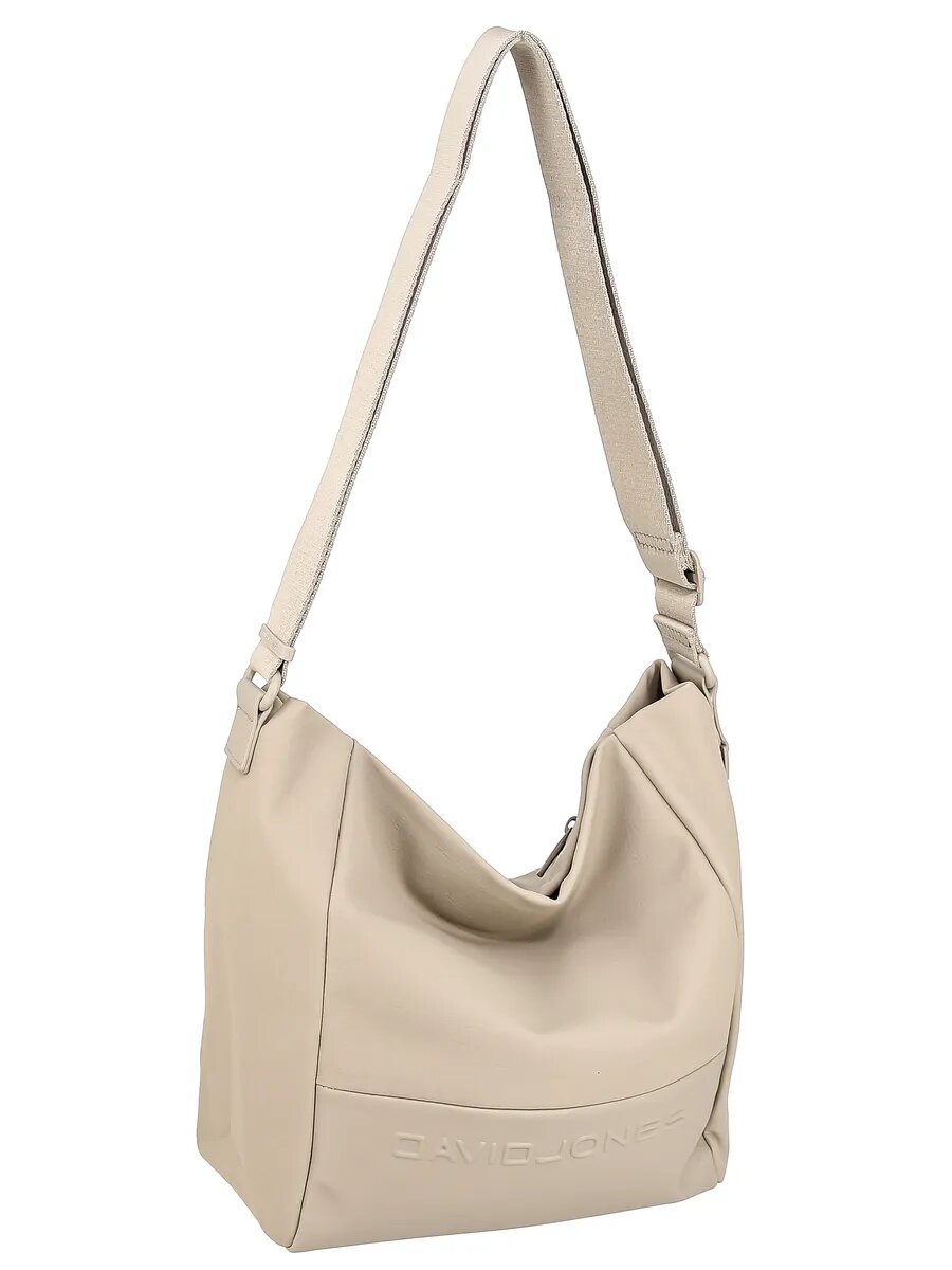 Сумка хобо DAVID JONES, кофе — фото 1