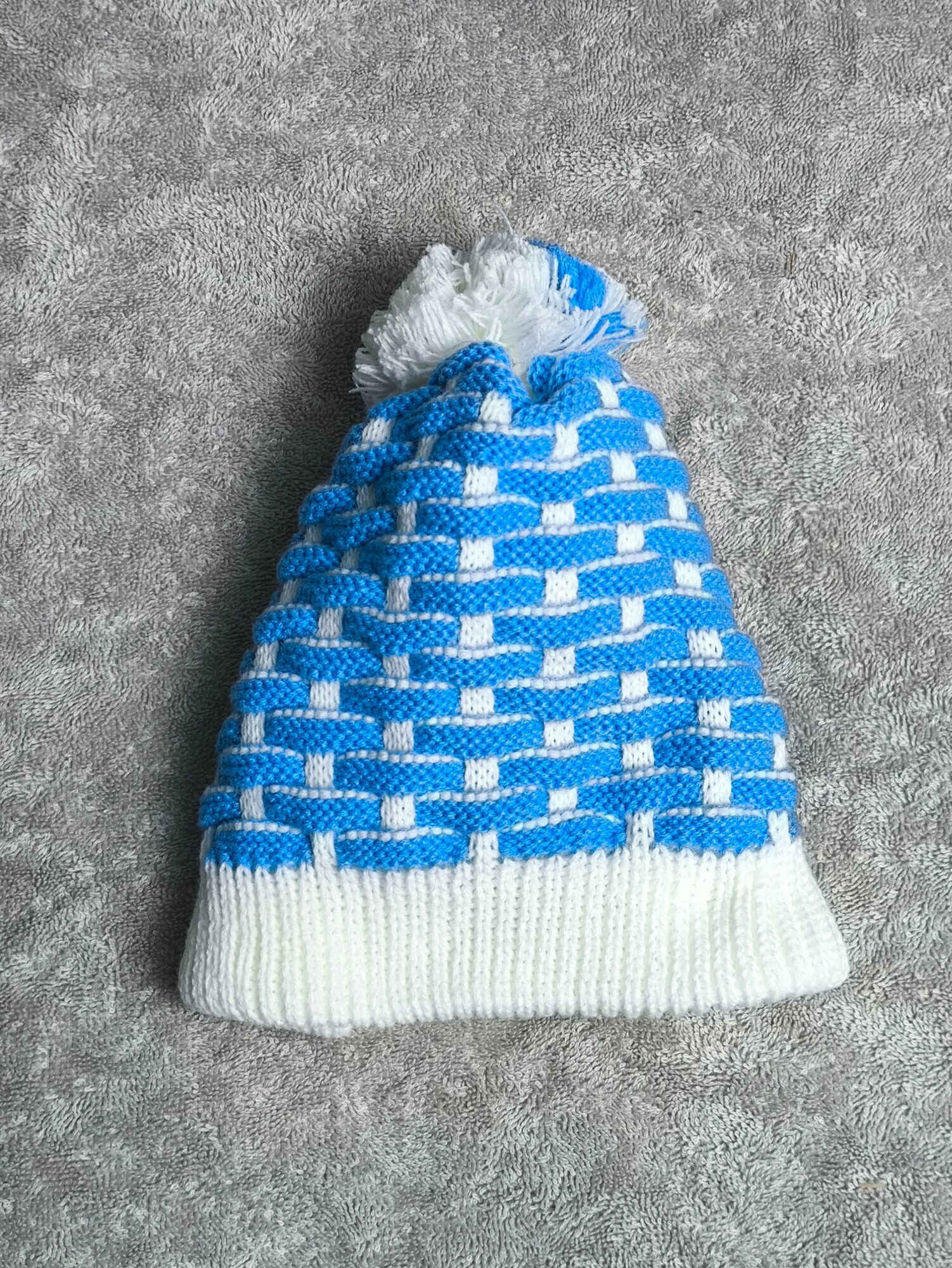 Шапка-ушанка для детей, размер 1, белый — фото 1