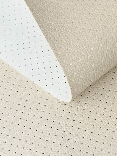 Изображение товара Экокожа Mykonos Перфорация 1,2 мм цвет Кремовый