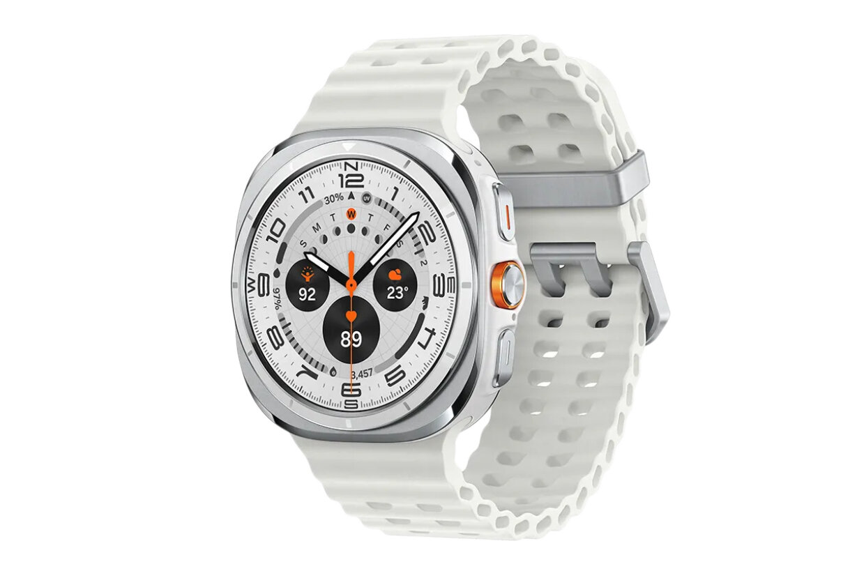 Умные часы Samsung Galaxy Watch ULTRA, LTE, SM-705, 47mm, Titanium White/Silver (Белый/Серебристый)
