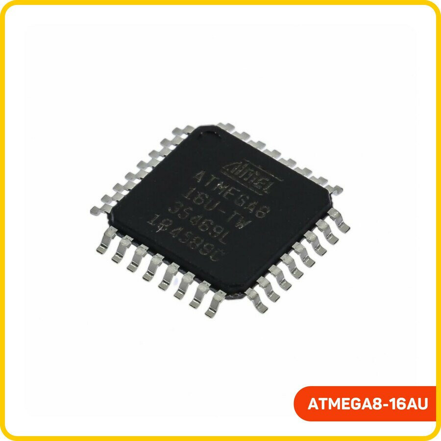 Микроконтроллер Microchip 8-бит AVR (ATmega8-16AU, TQFP-32)