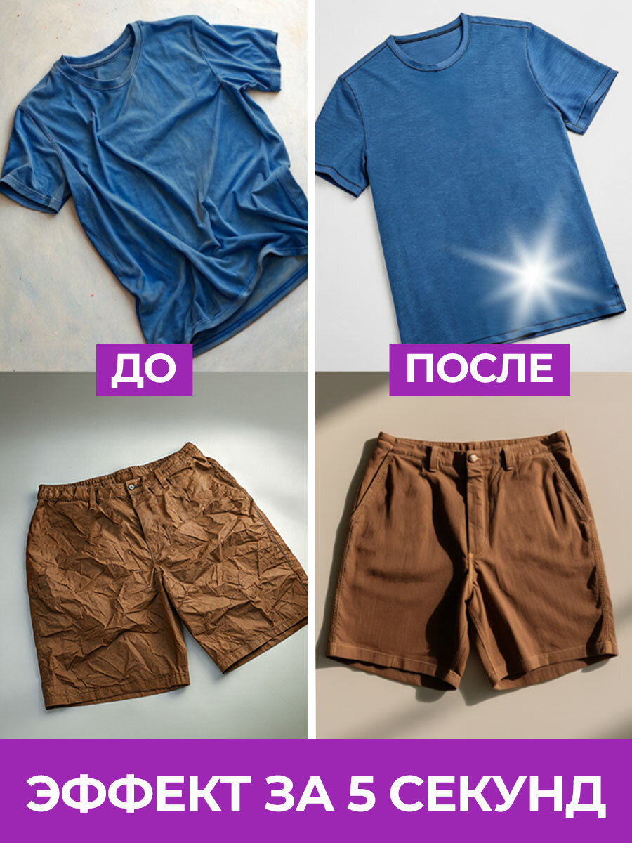 Спрей 5-в-1 для одежды Жидкий утюг Wellroom, 200 мл — фото 1
