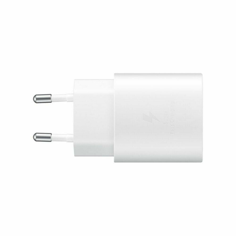 Оригинальное сетевое зарядное устройство Samsung 25W USB-C (EP-TA800, 2-pin), белый — фото 1
