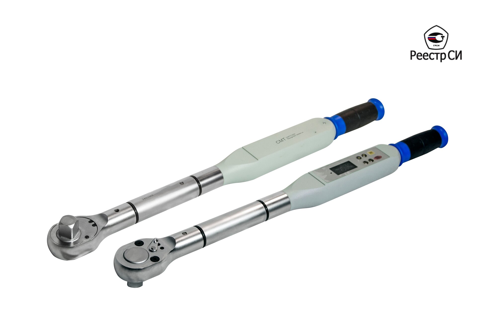 Динамометрический ключ CMTC-300, 60-300 Нм, ЖК-дисплей, градация 0.1 Нм