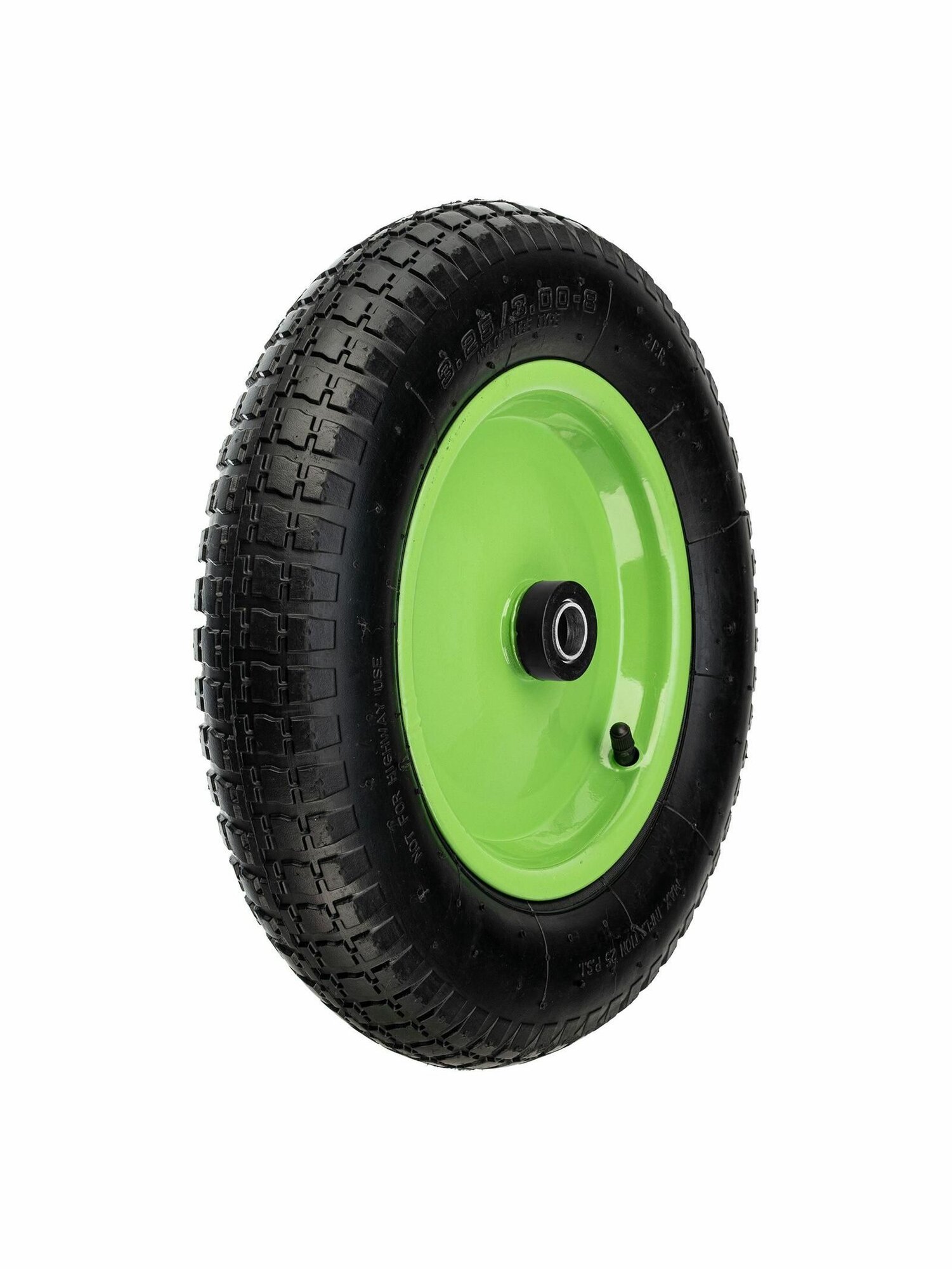 Колесо пневматическое 3.25/3.00-8 длина оси 65 мм подшипник 20 мм 68974