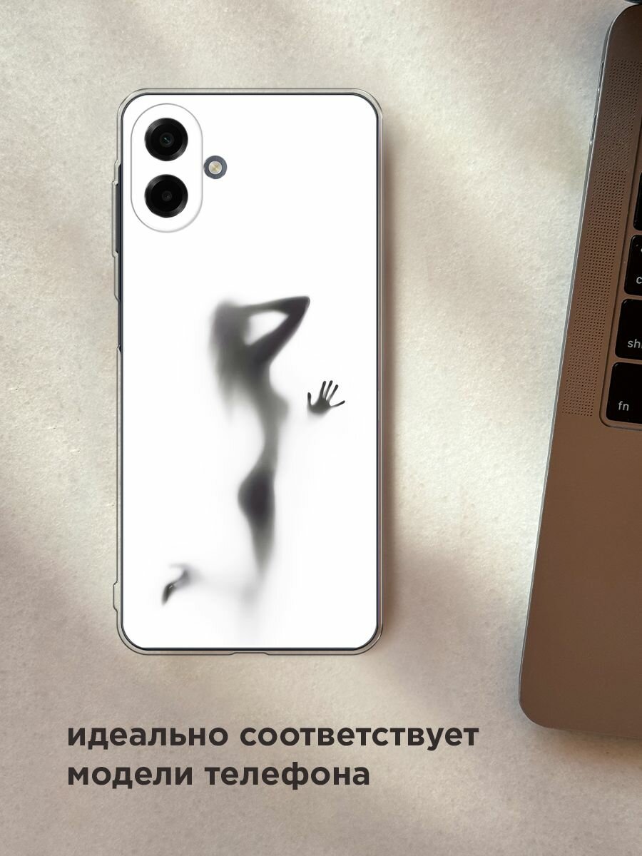 Чехол на Samsung Galaxy A07 / Самсунг А07 с принтом "Стекло в душе" — фото 1