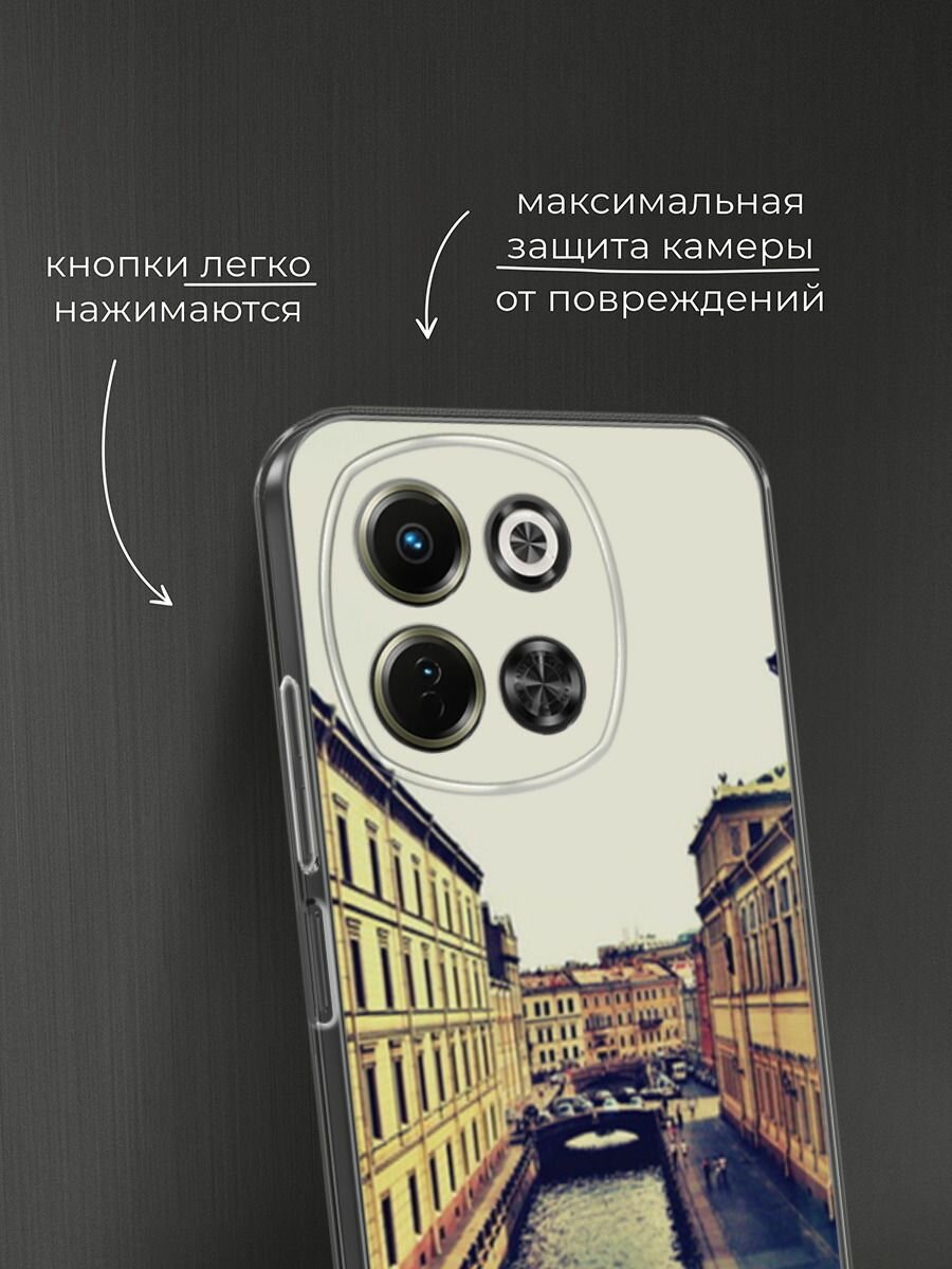 Чехол на Tecno Spark 30 5G / Текно Спарк 30 5G с принтом "Санкт-Петербург" — фото 1