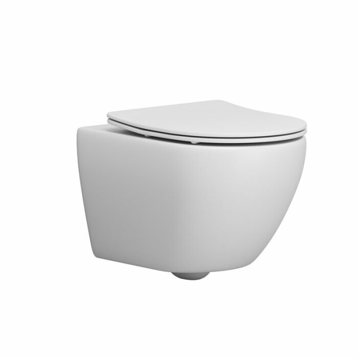 Унитаз подвесной Grossman GR-4457MSQ с микролифтом белый матовый