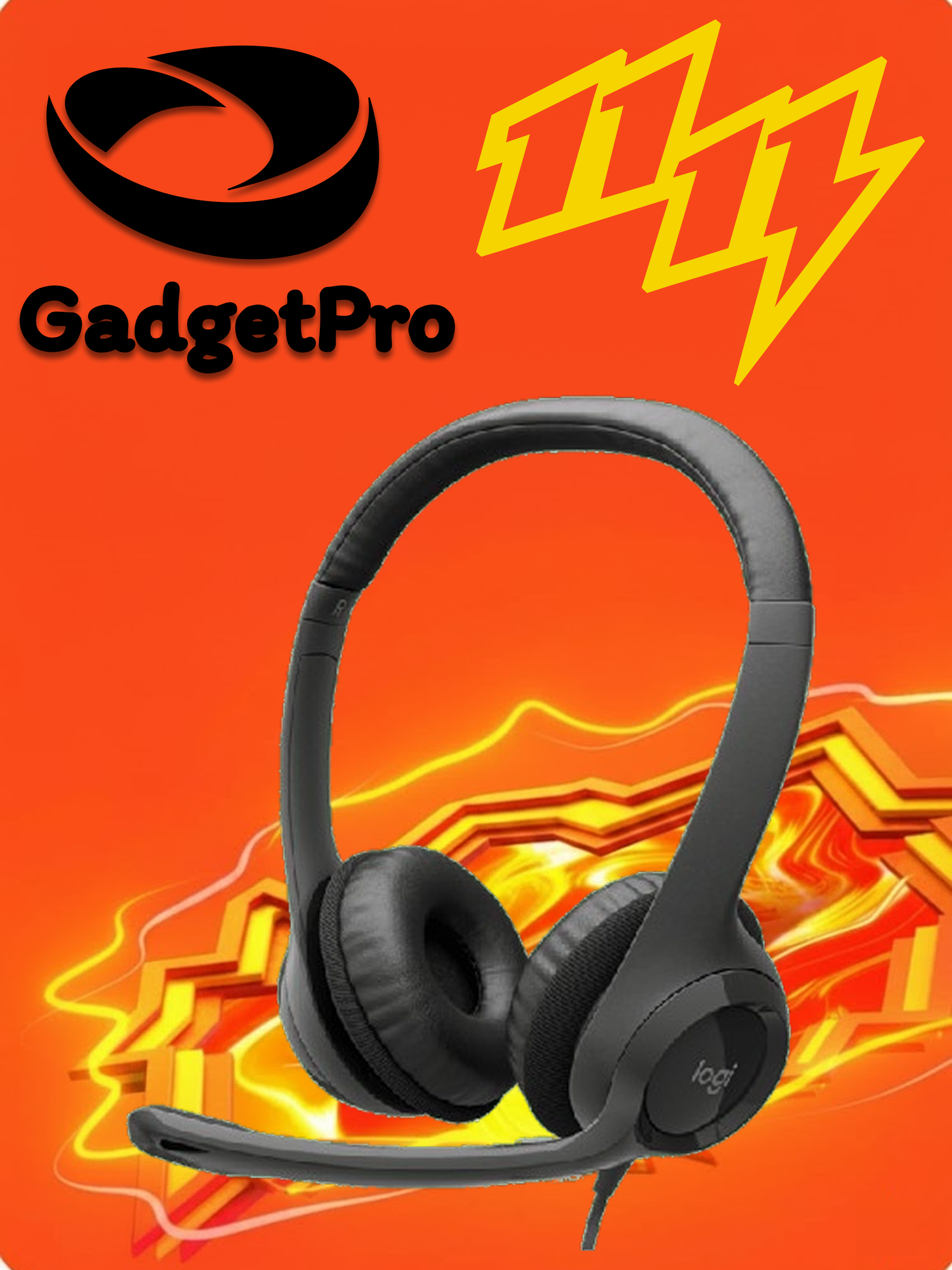 Проводная гарнитура Logitech H390 (оригинал) для операторов: удобная посадка, чистый звук чёрный