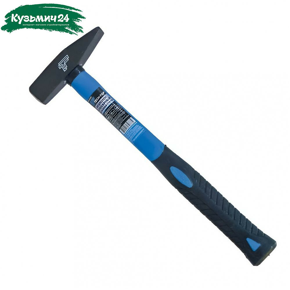 Молоток Tech-Top 120-0300 с квадратным бойком и обрезиненной ручкой 300 г