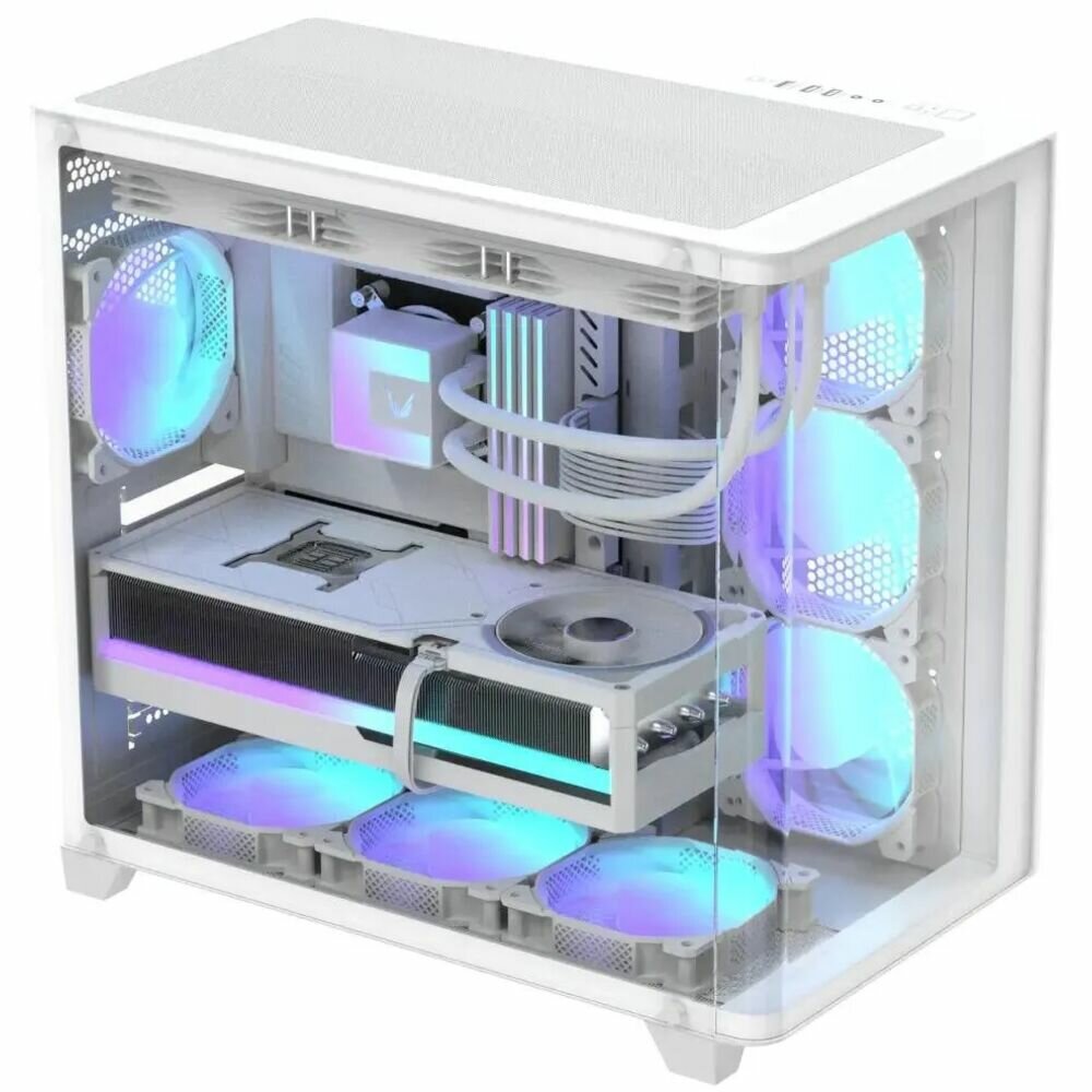 Корпус ATX Miditower Formula Crystal U2 White — фото 1