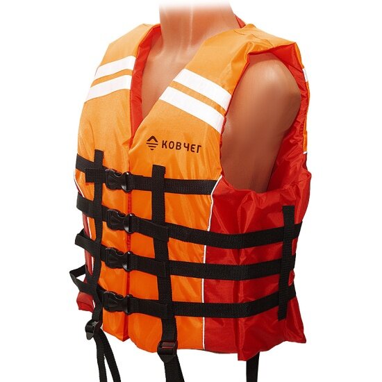 Спасательный жилет Ковчег Сплав оранжевый/красный S-M/р.44-48/до 60 кг
