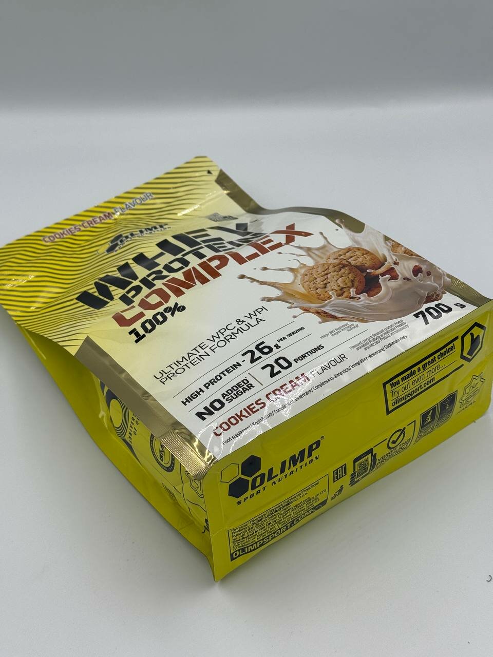 Olimp Whey Protein complex вкус Cookies cream 700g проеин сыворотка — фото 1