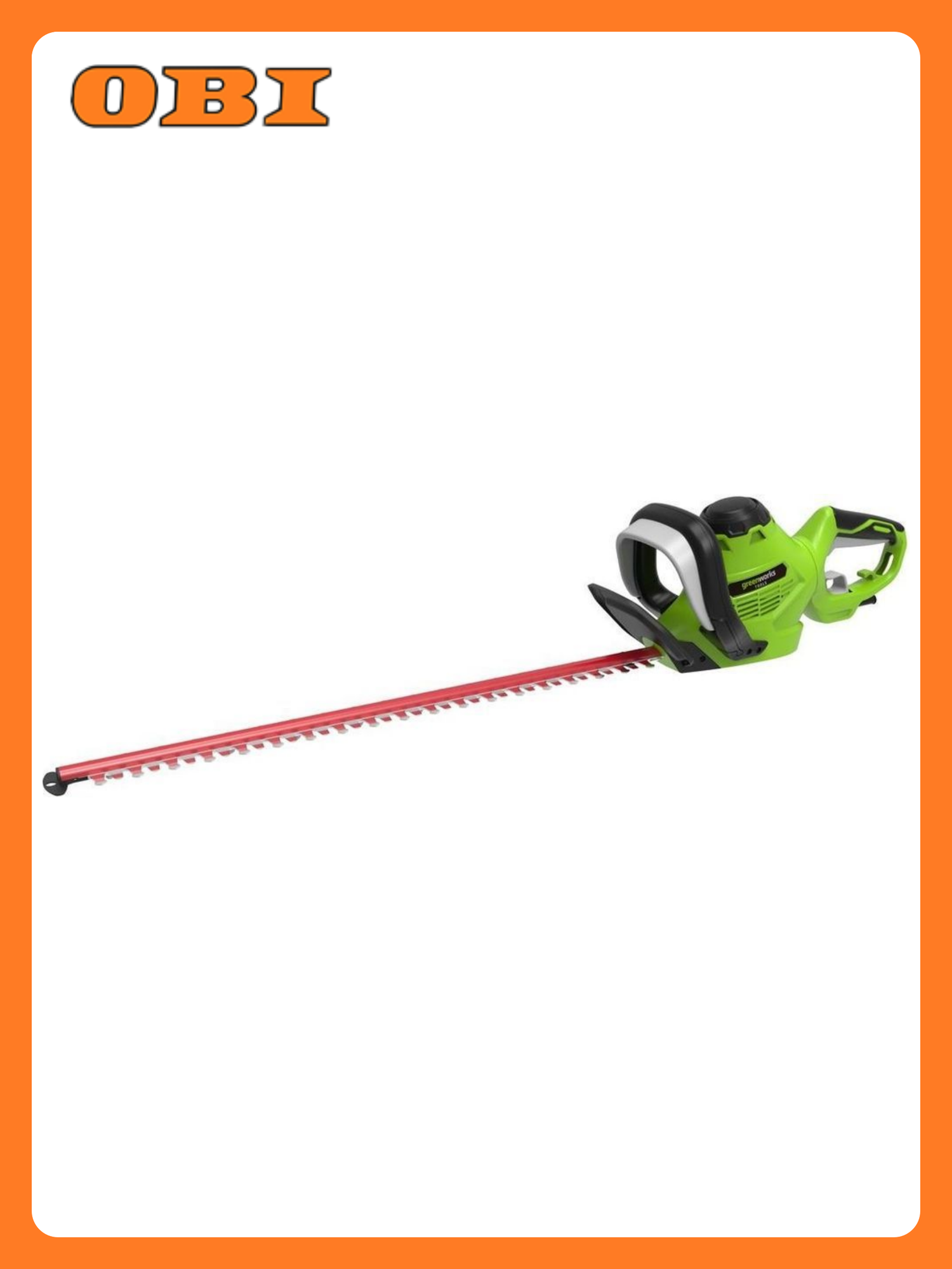 Кусторез Greenworks GHT7068 электрический 700Вт длина лезвия 68 см