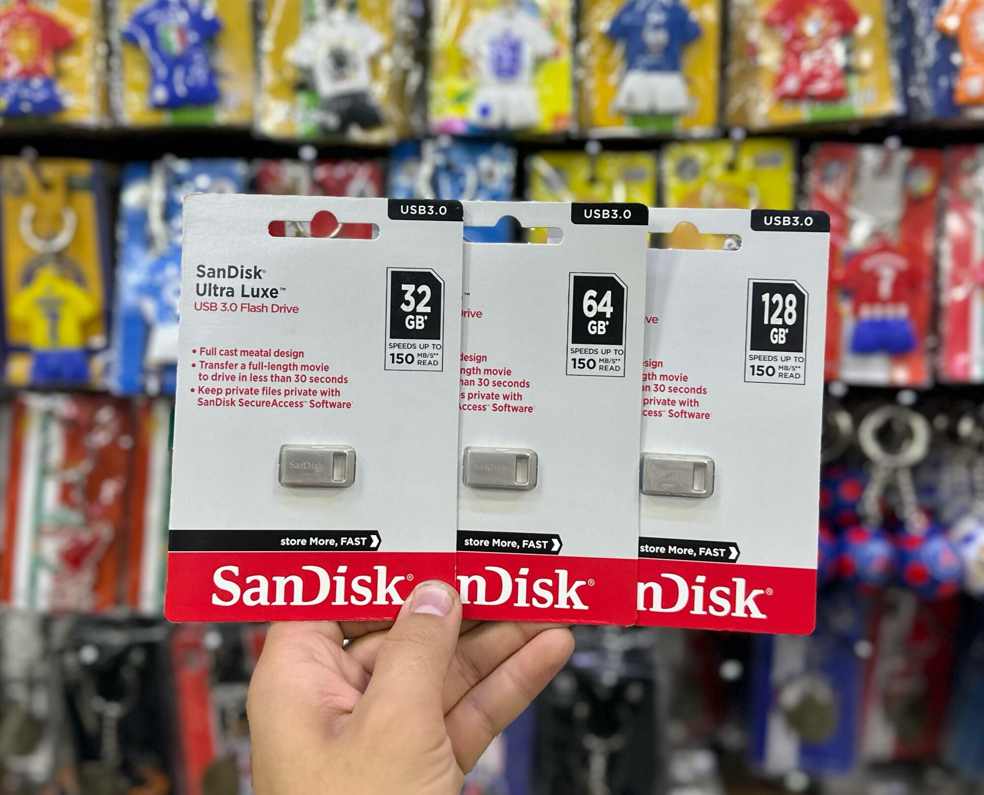 SanDisk Ultra Luxe USB 3.0 флеш-накопитель, скорость до 150 МБ/с