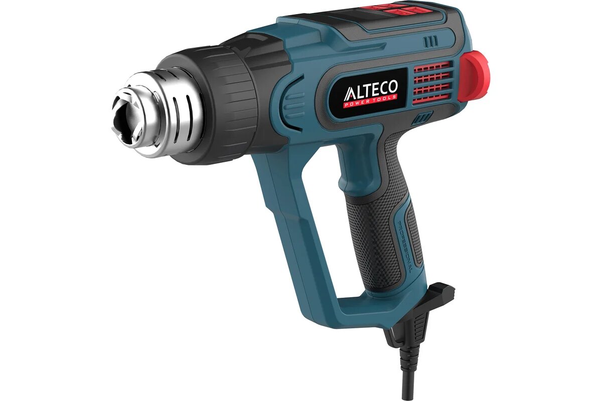 Фен технический ALTECO HG 0610 R, с ЖК-дисплеем, 2300Вт, 6 режимов, 50°-660°C
