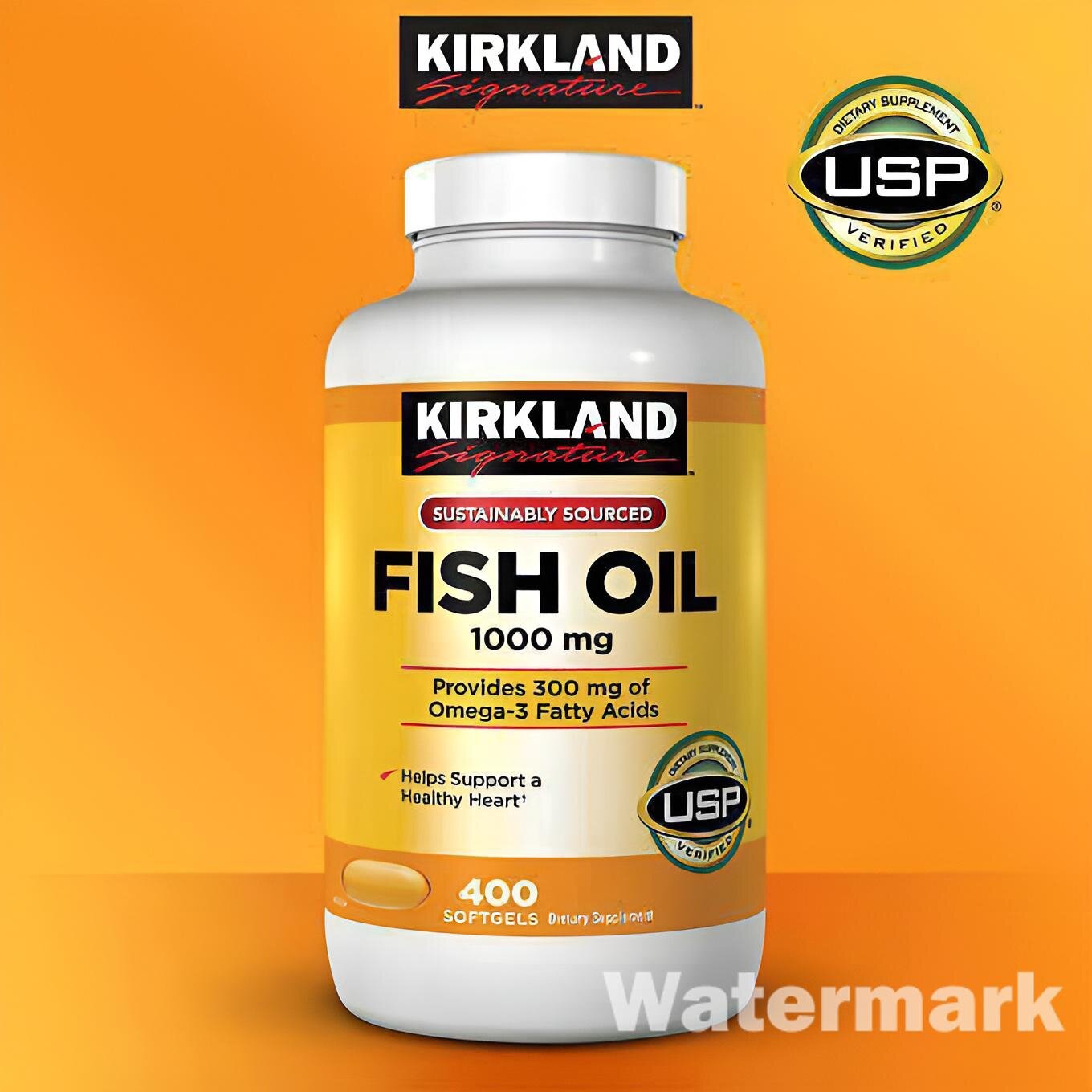 Рыбий жир Kirkland Signature N400 – Omega-3 для сердца, мозга и суставов