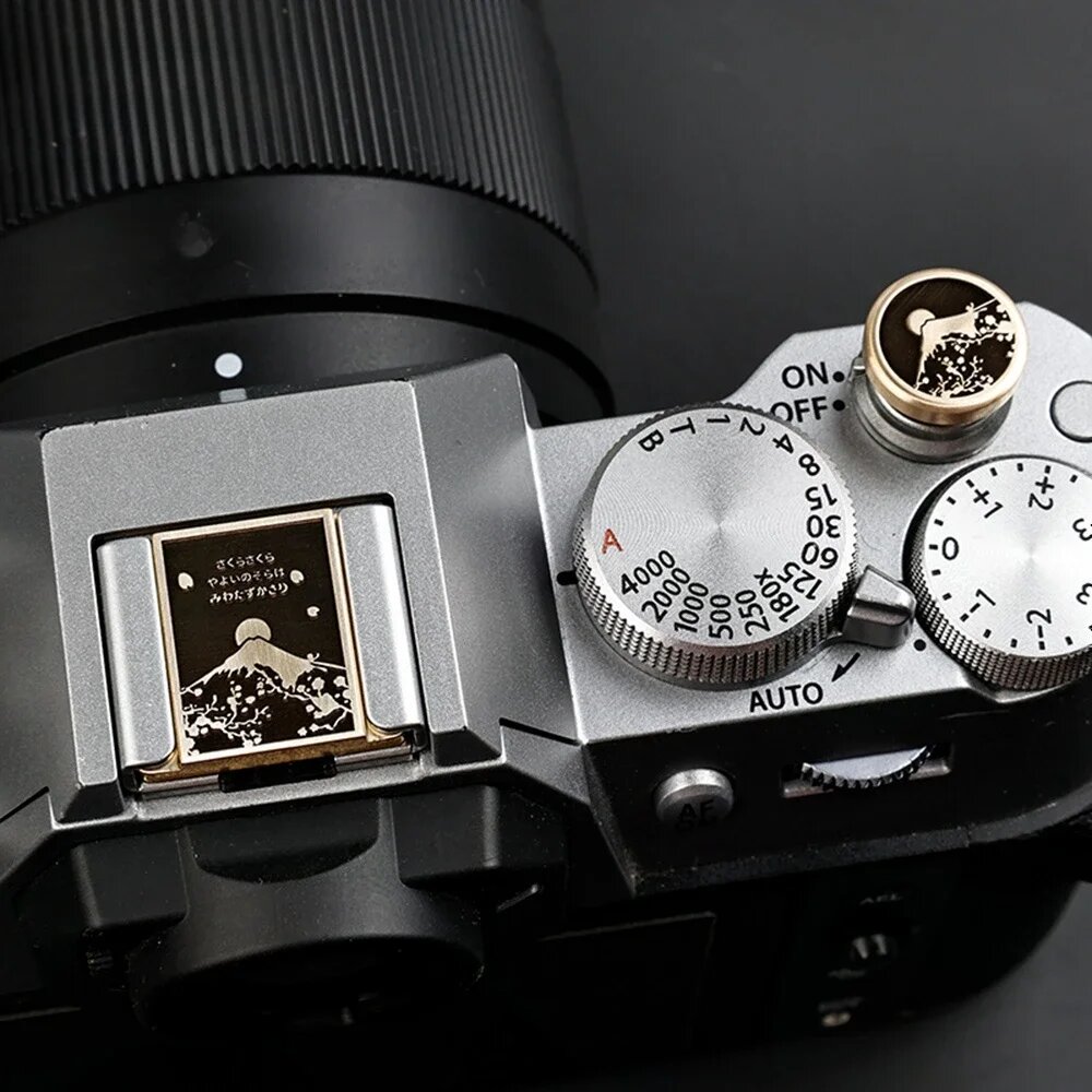 Серый чехол для горячего башмака SUREWO, C set Button Cover