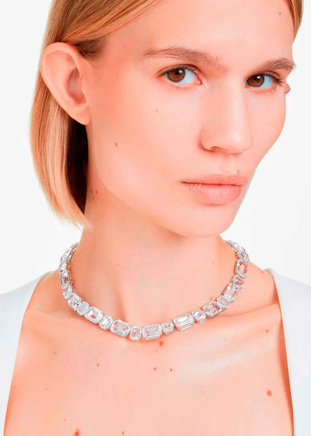 Колье SWAROVSKI, Swarovski Zirconia, длина 39.44 см — фото 1