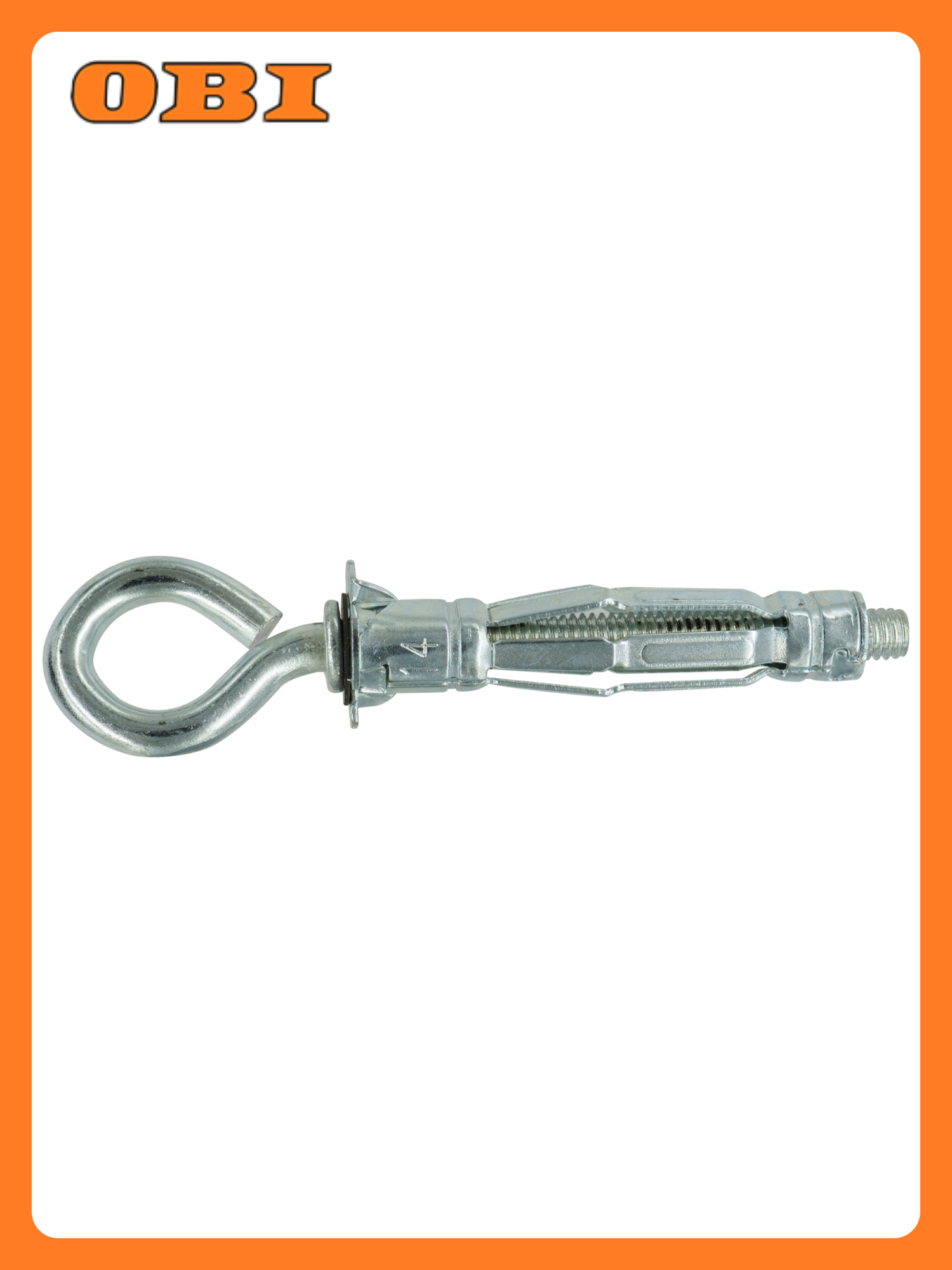 Анкер для листовых материалов с петлей MULTI PRO оцинкованный 6/13мм 2шт