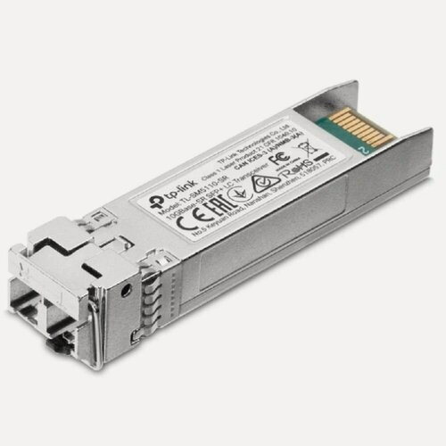 Изображение товара TP-Link SM5110-SR Трансивер SFP+, 10GBase-SR Duplex LC, 850нм, многомод, до 300м
