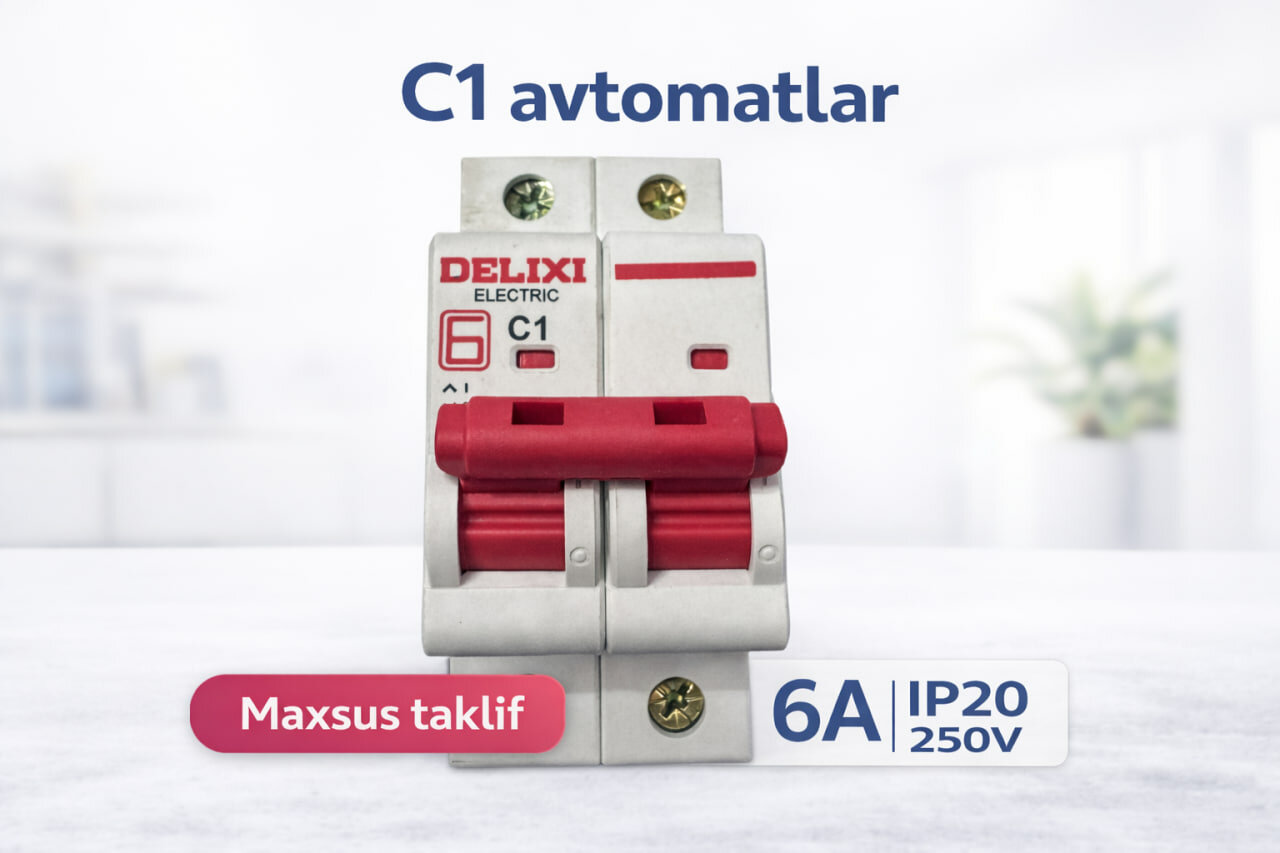 Авт. выкл. DELIXI CDB6I 2P C 1A