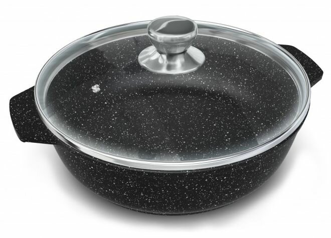 Жаровня Индукция 3,0л а/п Granite ст/кр L186530i нева металл