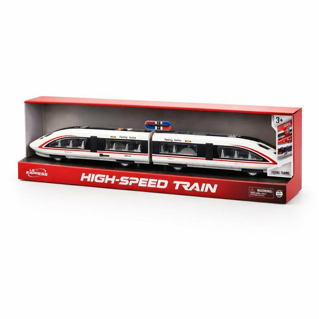 Поезд Wenyi, магнитный, высокоскоростной, 1:16, для мальчиков