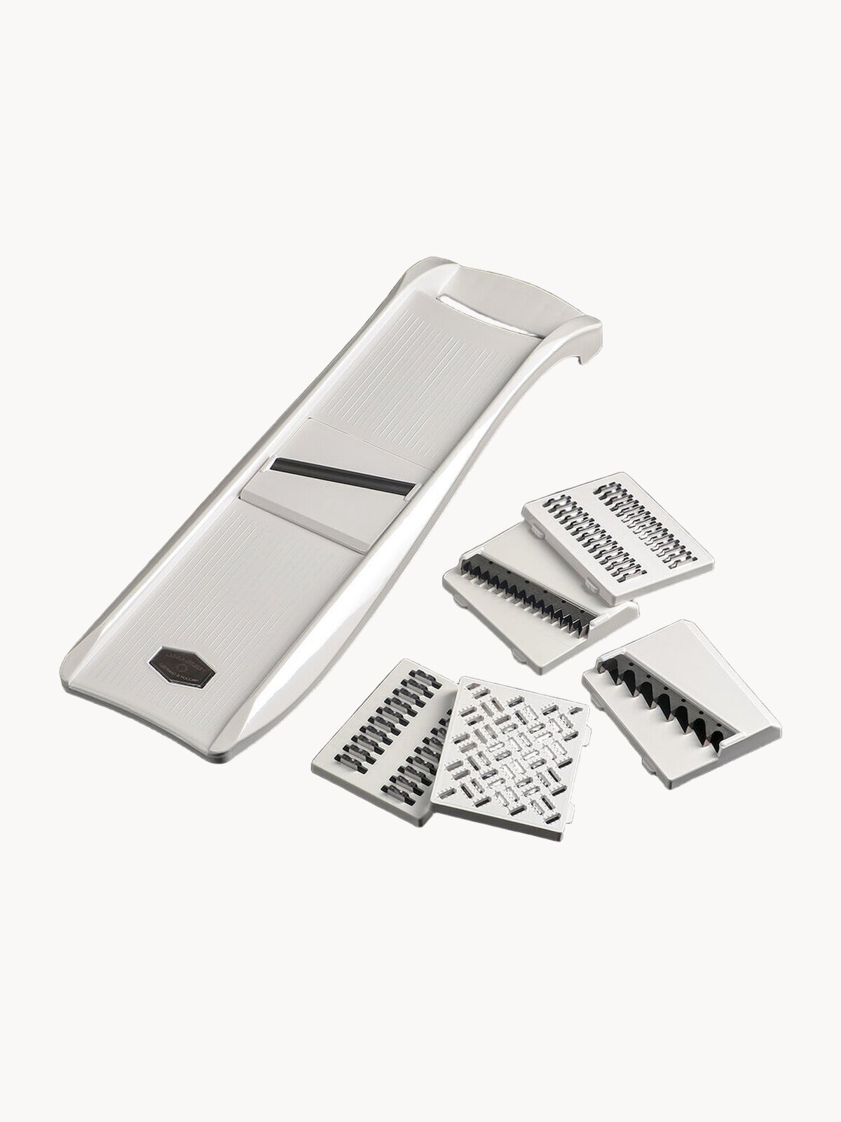 Libra Plast Овощерезка с 6 насадками, пластик ABS, цвет белый