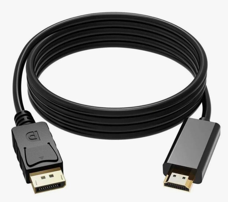 Кабель HDMI to Display port ( dport) 1.5м черный 4K