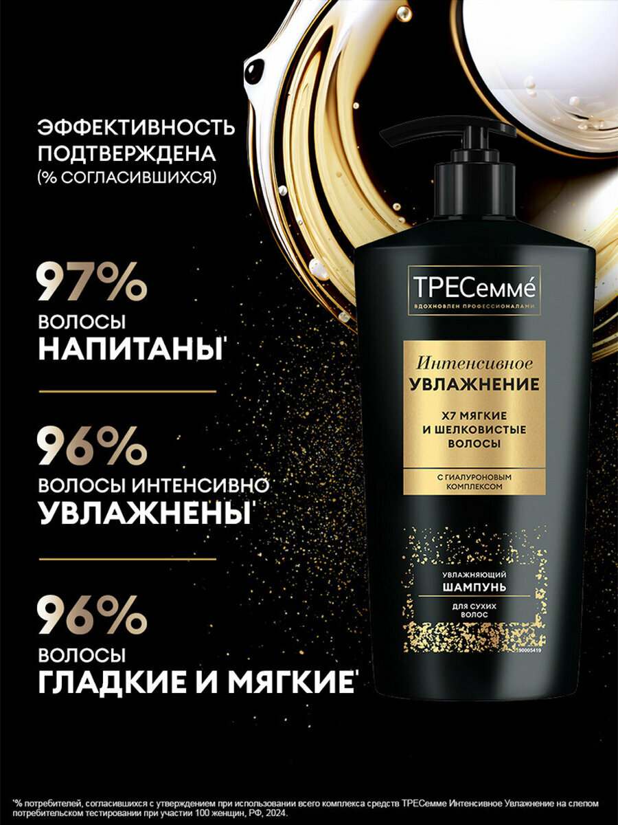 Шампунь для сухих волос ТРЕСемме Rich Moisture увлажняющий, 650 мл — фото 1