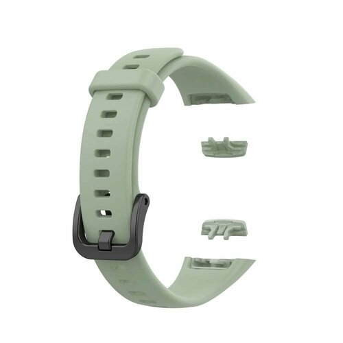Ремешок силиконовый для смарт-часов Huawei Honor Band 6 темно-серый