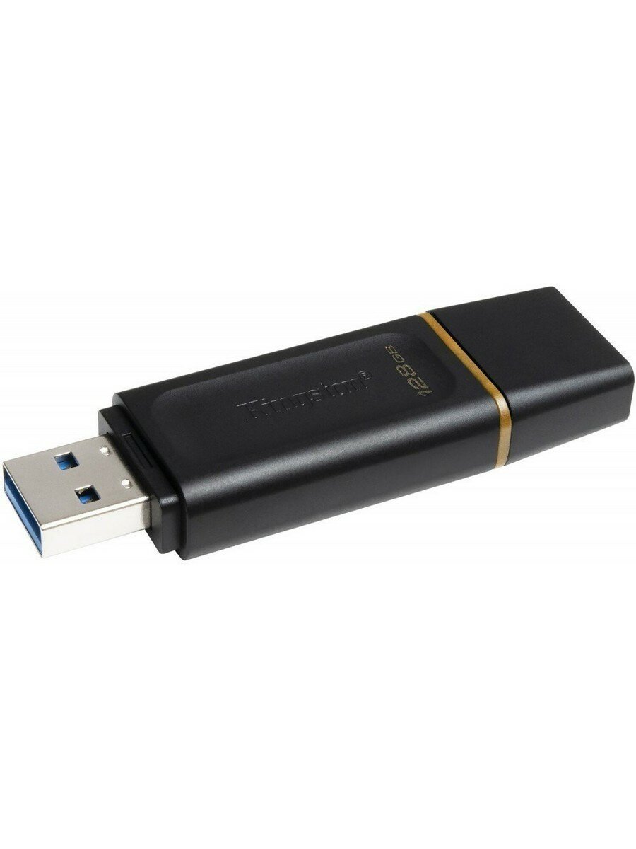Флеш диск Kingston 128Gb DataTraveler Exodia USB 3.2, black (DTX/128GB)